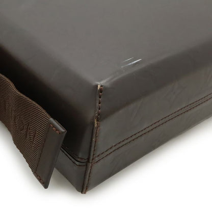 Louis Vuitton Monogram Glace Steve Shoulder Bag Crossbody Cafe Brown Dark Brown