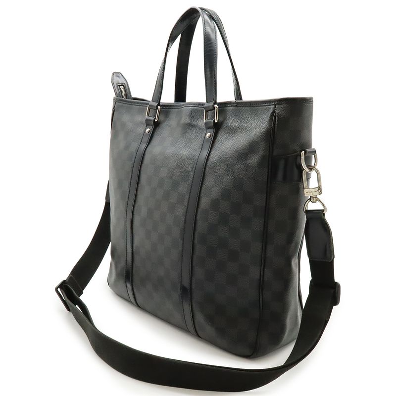 Louis Vuitton Damier Graphite Tadao Tote Bag Business Bag Briefcase 2WAY