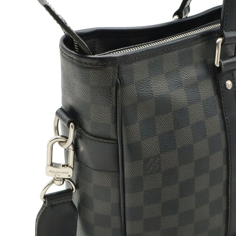 Louis Vuitton Damier Graphite Tadao Tote Bag Business Bag Briefcase 2WAY