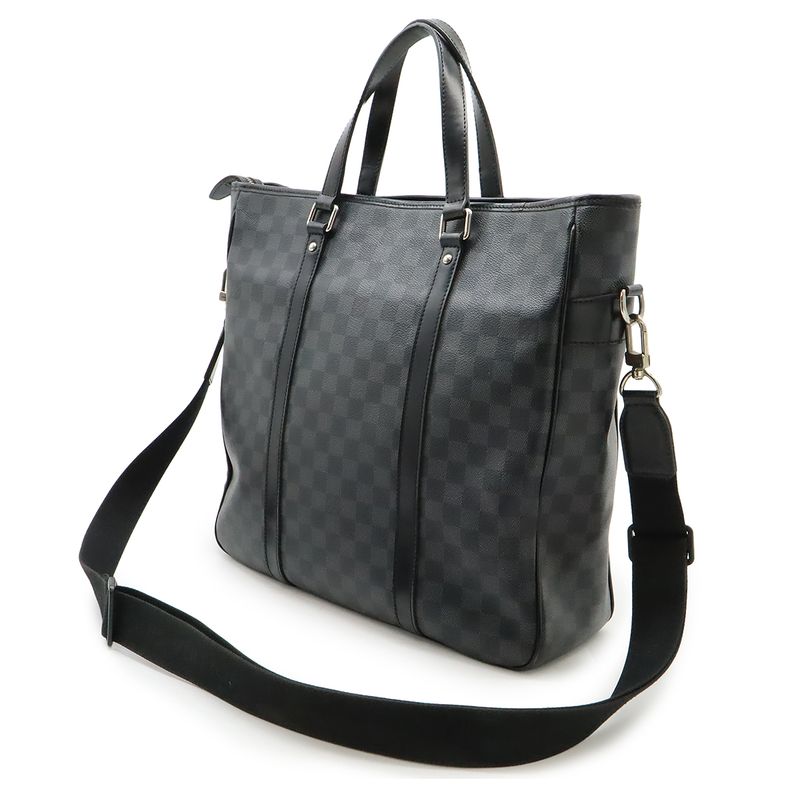 Louis Vuitton Damier Graphite Tadao Tote Bag Business Bag Briefcase 2WAY