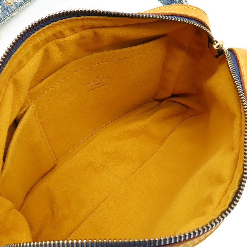 Louis Vuitton Monogram Denim Bum Bag Waist Bag Body Bag Shoulder Bag Blue M95347