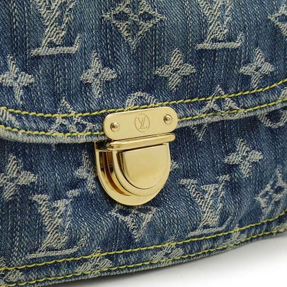 Louis Vuitton Monogram Denim Bum Bag Waist Bag Body Bag Shoulder Bag Blue M95347