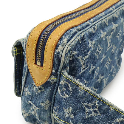 Louis Vuitton Monogram Denim Bum Bag Waist Bag Body Bag Shoulder Bag Blue M95347
