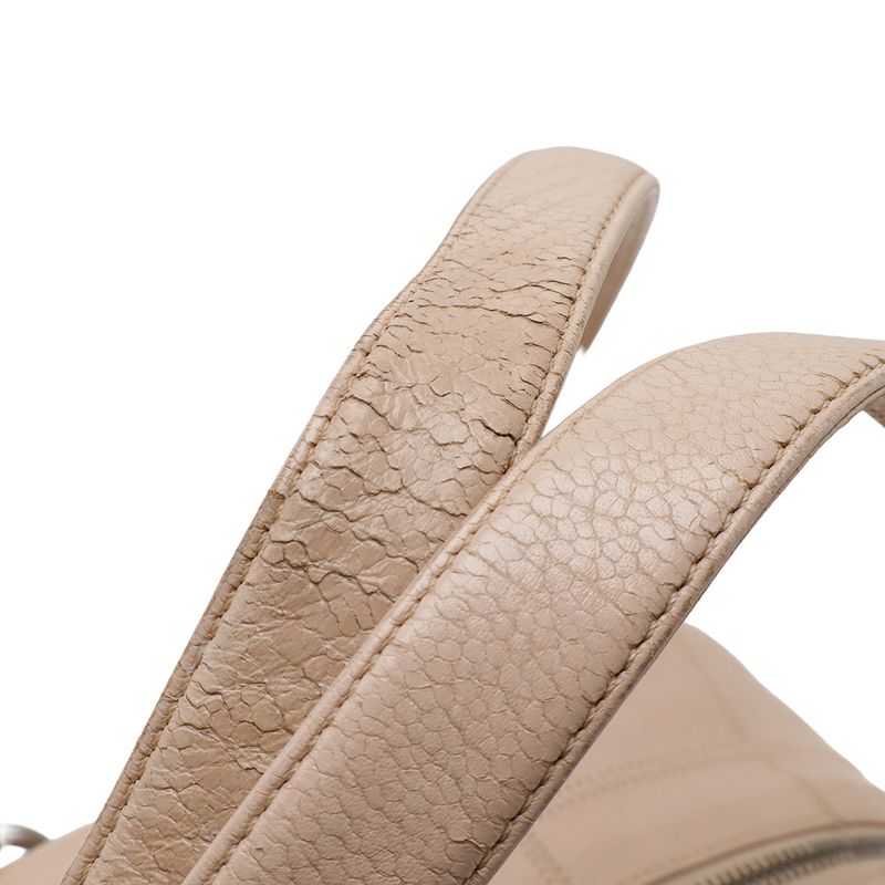 Chanel Chocolate Bar Stitch Mini Boston Bag Shoulder Bag Caviar Skin Leather