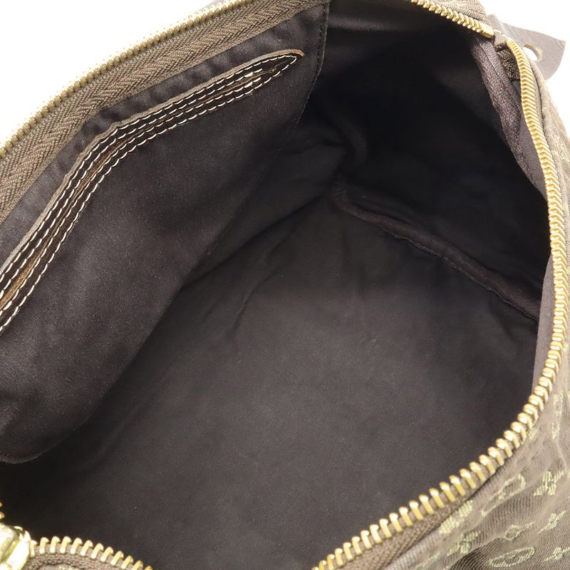 Louis Vuitton Monogram Mini Lin Speedy 30 Handbag Mini Boston Bag Canvas Ebene