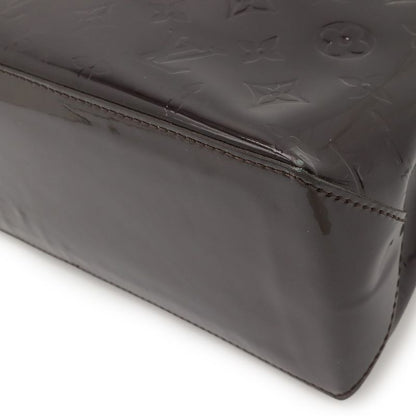 Louis Vuitton Monogram Vernis Wilshire PM Handbag Tote Bag Enamel Calf Amarant