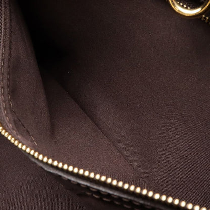 Louis Vuitton Monogram Vernis Wilshire PM Handbag Tote Bag Enamel Calf Amarant