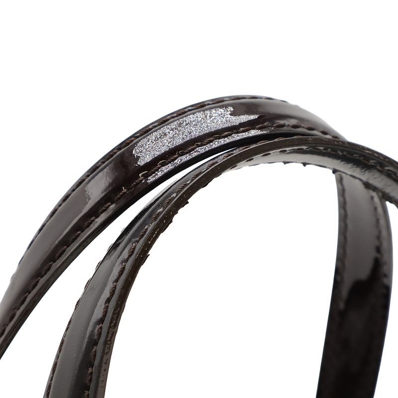 Louis Vuitton Monogram Vernis Wilshire PM Handbag Tote Bag Enamel Calf Amarant