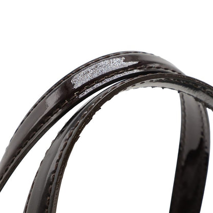 Louis Vuitton Monogram Vernis Wilshire PM Handbag Tote Bag Enamel Calf Amarant