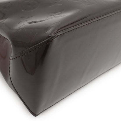 Louis Vuitton Monogram Vernis Wilshire PM Handbag Tote Bag Enamel Calf Amarant