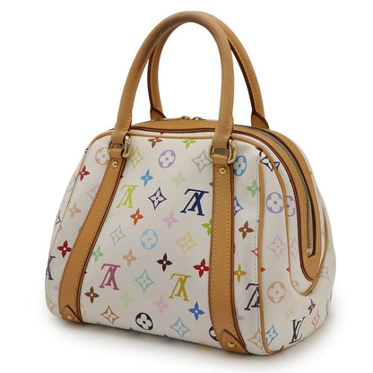 Louis Vuitton Monogram Multicolor Priscilla Handbag Mini Bag Blonde White M40096