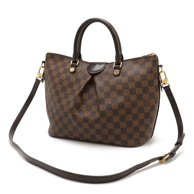 Louis Vuitton Damier Sienna MM Handbag 2WAY Shoulder Bag Crossbody N41546