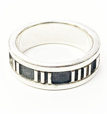 Tiffany & Co Tiffany & Co Atlas Ring No 11 Silver Ring []aa▲ 251214