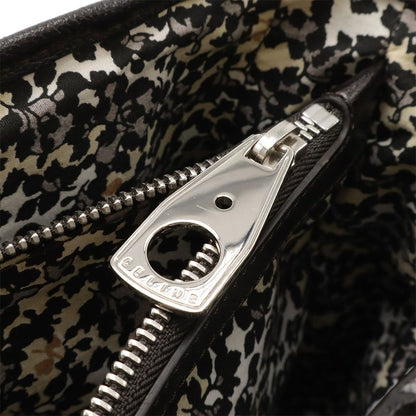 Celine Paris Macadam Boogie Bag Handbag Tote Bag Denim Leather Black Silver