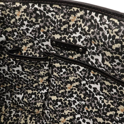 Celine Paris Macadam Boogie Bag Handbag Tote Bag Denim Leather Black Silver