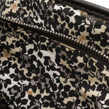 Celine Paris Macadam Boogie Bag Handbag Tote Bag Denim Leather Black Silver