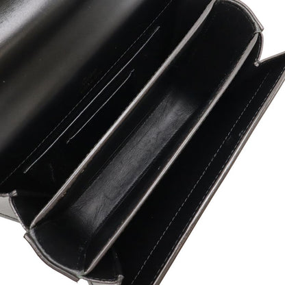 Cartier C De Cartier Shoulder Bag Mini Pochette Crossbody Calfskin Black
