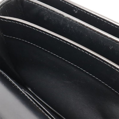 Cartier C De Cartier Shoulder Bag Mini Pochette Crossbody Calfskin Black
