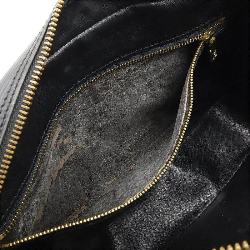 Louis Vuitton Epi Trocadero 27 Shoulder Bag Crossbody Noir Black Gold Hardware