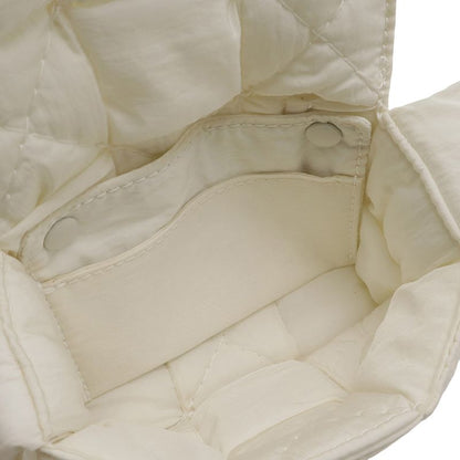 Bottega Veneta Candy Padded Tech Cassette Shoulder Bag Pochette Nylon White