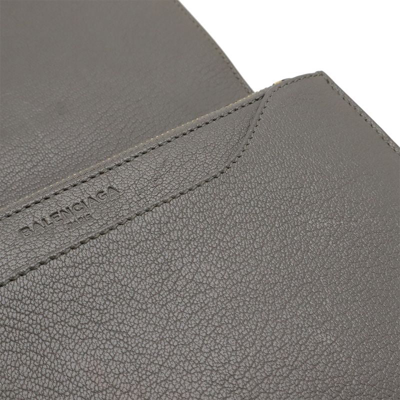 Balenciaga Classic Metallic Edge Chain Wallet Pochette Shoulder Bag 2WAY Clutch