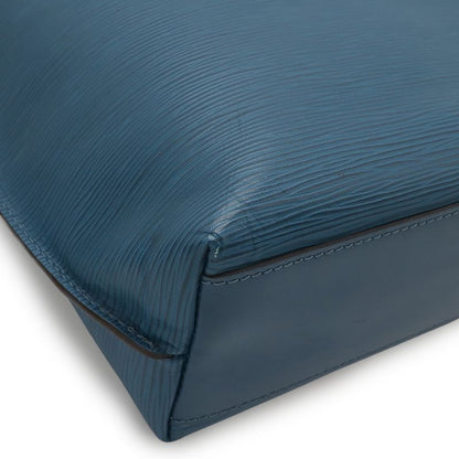 Louis Vuitton Epi Cabas Joule Tote Bag 2WAY Business Bag Document Purse Blue