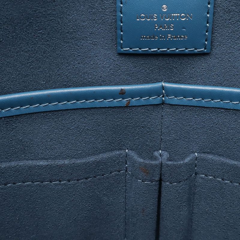 Louis Vuitton Epi Cabas Joule Tote Bag 2WAY Business Bag Document Purse Blue