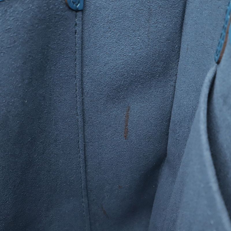 Louis Vuitton Epi Cabas Joule Tote Bag 2WAY Business Bag Document Purse Blue