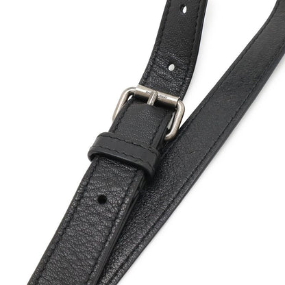 Saint Laurent Paris YSL Yves Saint Laurent Shoulder Bag Pochette Canvas Leather