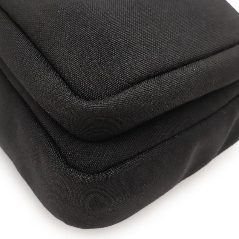 Saint Laurent Paris YSL Yves Saint Laurent Shoulder Bag Pochette Canvas Leather