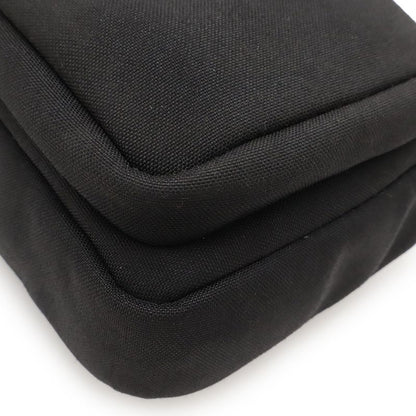 Saint Laurent Paris YSL Yves Saint Laurent Shoulder Bag Pochette Canvas Leather