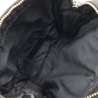 Saint Laurent Paris YSL Yves Saint Laurent Shoulder Bag Pochette Canvas Leather