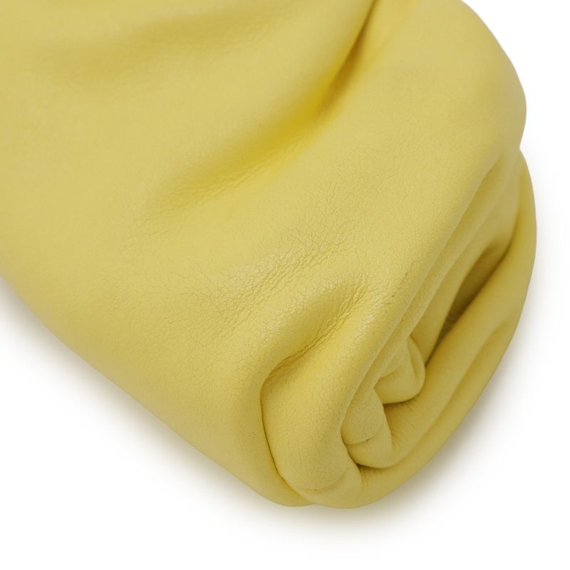 Bottega Veneta The Pouch Coin Case Coin Purse Key Pouch Leather Yellow 577816