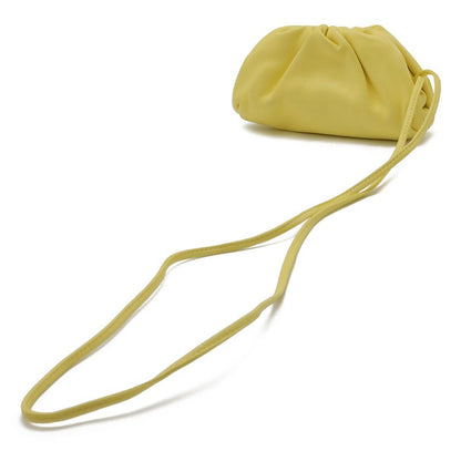 Bottega Veneta The Pouch Coin Case Coin Purse Key Pouch Leather Yellow 577816