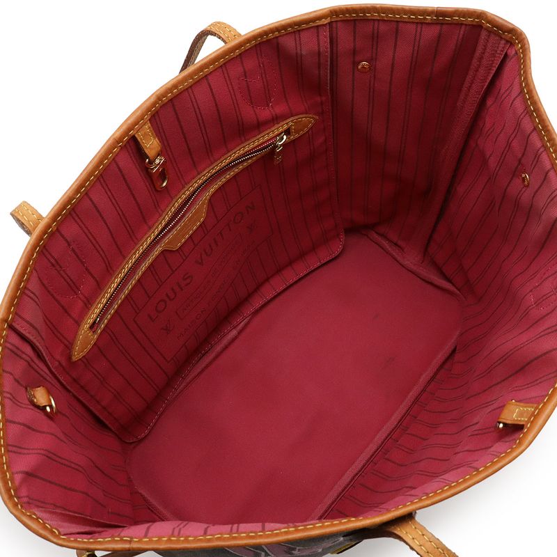 Louis Vuitton Monogram Patches Collection Neverfull MM Tote Bag Shoulder Bag