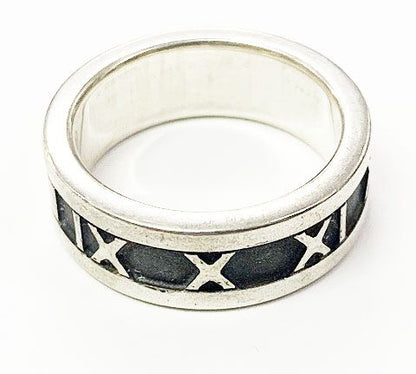 Tiffany & Co Tiffany & Co Atlas Ring No 7.5 Silver Ring []aa▲ 251214