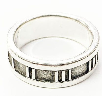 Tiffany & Co Tiffany & Co Atlas Ring No 10 Silver Ring []aa▲ 251214