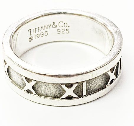 Tiffany & Co Tiffany & Co Atlas Ring No 10 Silver Ring []aa▲ 251214