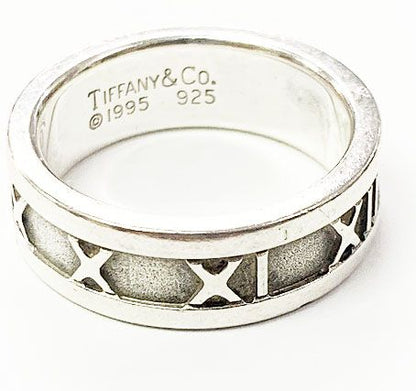 Tiffany & Co Tiffany & Co Atlas Ring No 10 Silver Ring []aa▲ 251214