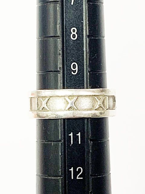 Tiffany & Co Tiffany & Co Atlas Ring No 10 Silver Ring []aa▲ 251214