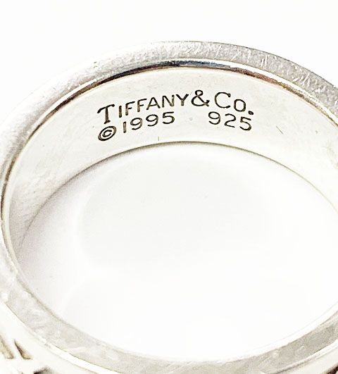Tiffany & Co Tiffany & Co Atlas Ring No 10 Silver Ring []aa▲ 251214