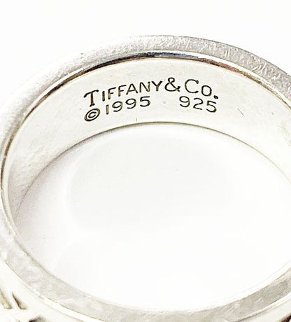 Tiffany & Co Tiffany & Co Atlas Ring No 10 Silver Ring []aa▲ 251214