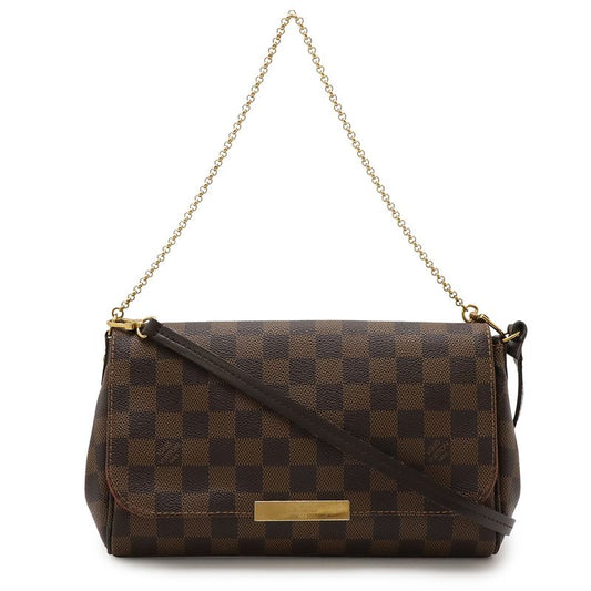 Louis Vuitton Damier Favorite MM Shoulder Bag Crossbody 2WAY Clutch Bag