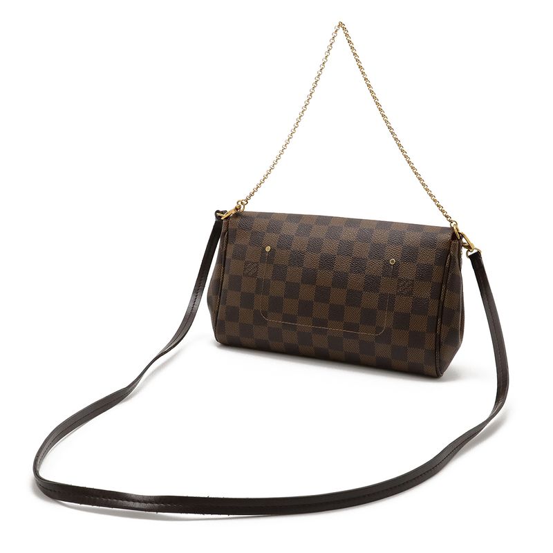 Louis Vuitton Damier Favorite MM Shoulder Bag Crossbody 2WAY Clutch Bag