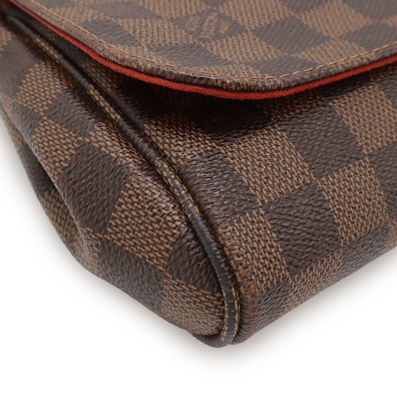 Louis Vuitton Damier Favorite MM Shoulder Bag Crossbody 2WAY Clutch Bag