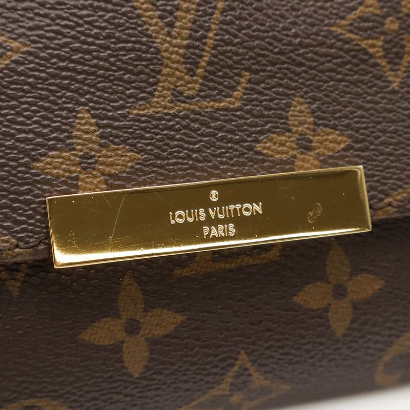 Louis Vuitton Monogram Favorite MM Shoulder Bag Crossbody Chain Bag 2WAY Clutch
