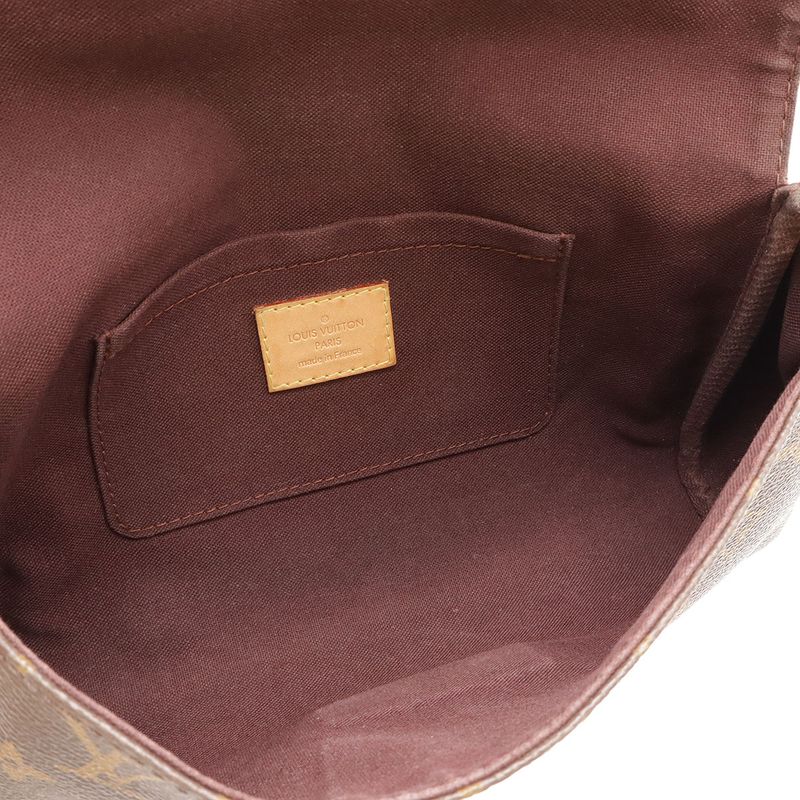 Louis Vuitton Monogram Favorite MM Shoulder Bag Crossbody Chain Bag 2WAY Clutch