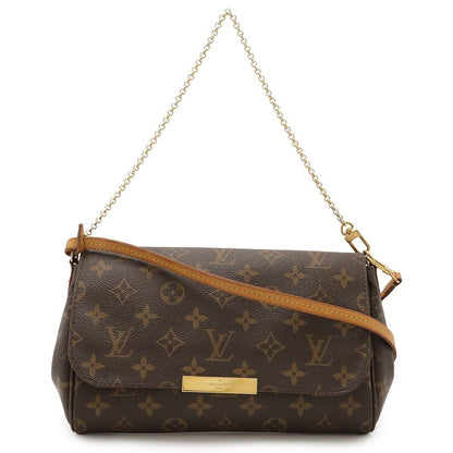 Louis Vuitton Monogram Favorite MM Shoulder Bag Crossbody Chain Bag 2WAY Clutch