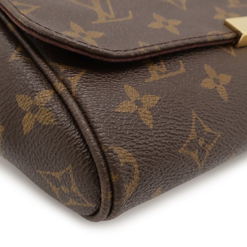Louis Vuitton Monogram Favorite MM Shoulder Bag Crossbody Chain Bag 2WAY Clutch