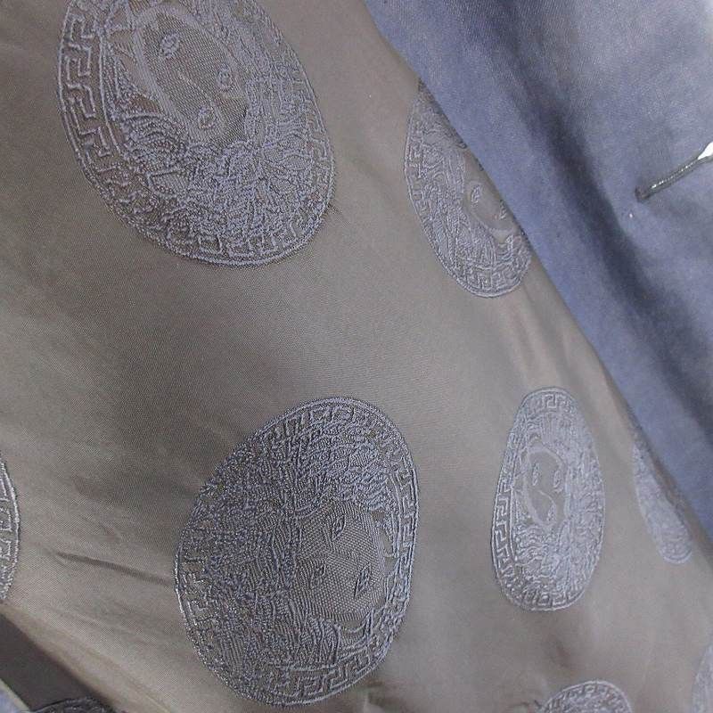 Gianni Versace Gianni Versace Tailored Jacket Unlined 3b Lining Medusa Embroider